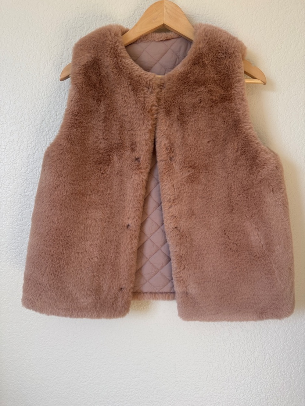Zara Quilted Jacket in Dusty Pink